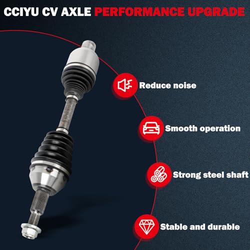 CCIYU Front Right CV Axle Drive Shafts for Chrysler Town & Country - size: 17-5799