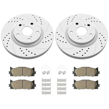 Acinoparts Front Brake Kit for 2008–2018 Toyota Avalon 2007–2017 Camry - size: ABK00303