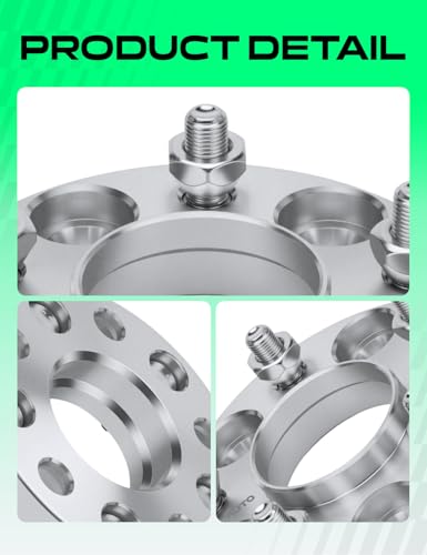 YHTAUTO 5x4.5 Hub Centric Wheel Spacers 20 mm for Nissan, Infiniti - color: Silver, size: 20mm ( 2 Pcs )