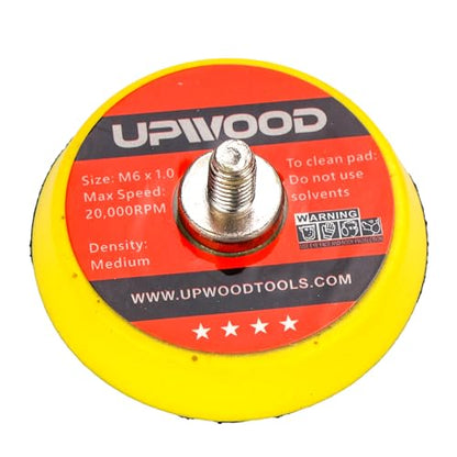 8 pcs 2 inch M6 Thread Hook and Loop Backing Pad for Mini Air Sander Polisher - color: Hook and Loop, size: 2 inch M6 Thread
