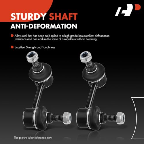 A-Premium Rear Sway Bar Link Stabilizer Bar Link, Compatible with Jeep