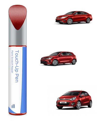 Touch Up Paint Compatible with Kia Exact Match Chips and Nicks Touch Up (Currant Red(R4R) Compatible with Forte/Rio/Rio5) - color: Currant Red(R4R) Compatible with Forte/Rio/Rio5