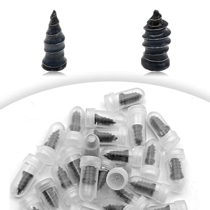 20Pcs Tire Repair Rubber Nails Spiral Plugs Kit - size: 20Pcs