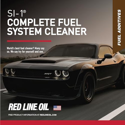 Red Line 60103 SI-1 Complete Fuel System Cleaner, Cleans and Prevents Corrosion in Fuel Systems, Cleans Injectors, Carburetors, Valve and Combustion Chamber Deposits - 15 Ounce (4 Pack) - size: 15 Fl oz (Pack of 4)