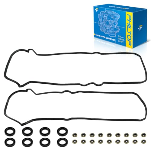 PHILTOP VS50343 Valve Cover Gasket Set for Toyota Tundra 2000-2009 4.7L - color: VS 50592 R