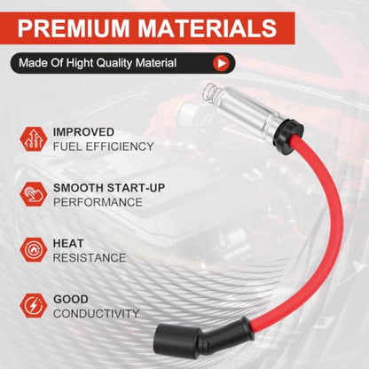 10.2mm High Performance Spark Plug Wires Set - size: High Performance Wires