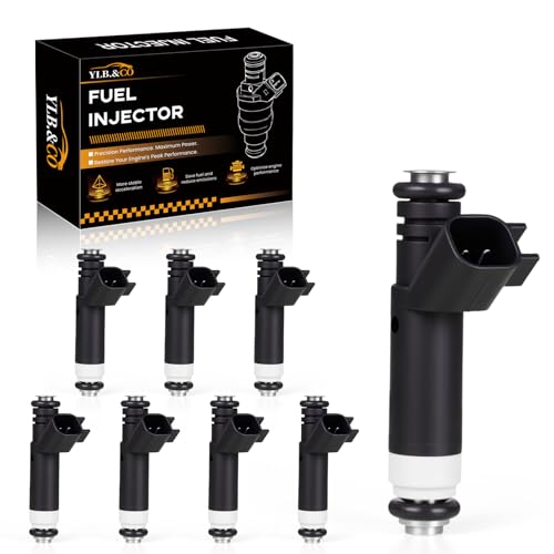 Fuel Injectors 4L3Z9F593BA Compatible with Ford F150 Mercury 4.6L 2004-2008 - size: 4L3Z9F593BA 8P
