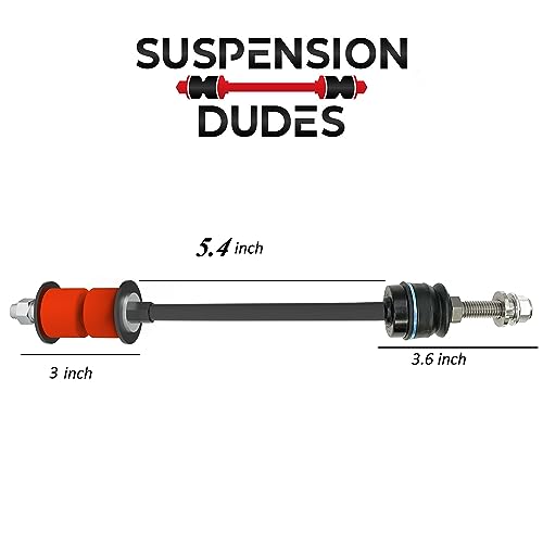 PAIR Front Sway Bar 3" Lift Extended Link Kit 4WD FITS Select Models Avalanche, Silverado, Tahoe, Sierra, Ram 1500 2001-2018 Bushings Designed And Manufactured USA - size: 1"-3" Lift
