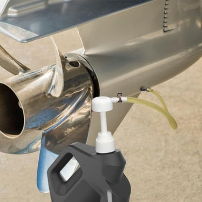 Lower Unit Gear Oil Pump for Standard Quart Bottles, 10cc Per Pump Stroke