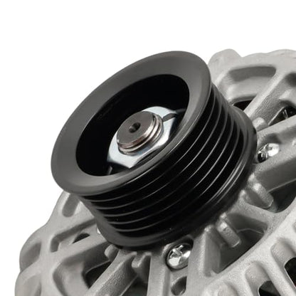 KAX Alternator Compatible with Hyundai,Kia;2001-2004 Santa Fe 2.7L,2002-2004 Sonata 2.7L,2002-2004 Optima 2.7L,2003-2004 Tiburon 2.7L 110 Amp Replace for 11020N,439295,3730037405RU,3730037405R - size: 11020N-G