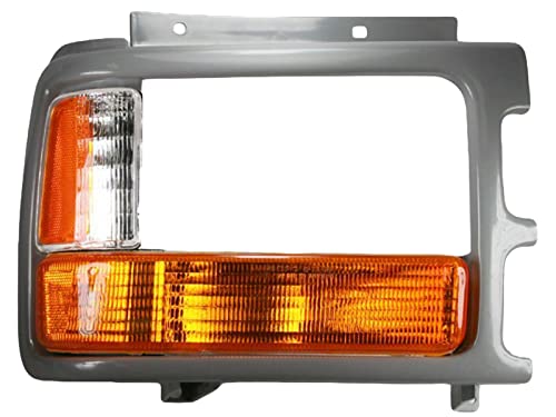 APA Replacement Headlight Paint to Match Grey Bezel for 1991-1996 Dakota with AERO Package Passenger Right Side 83506612 CH2513110 - color: 1991-1996 Dakota Passenger Side Grey Bezel