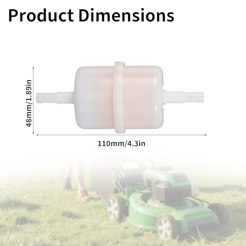 4pcs 49019-0031 Inline Gas Fuel Filters Kit, Compatible with Kawasaki