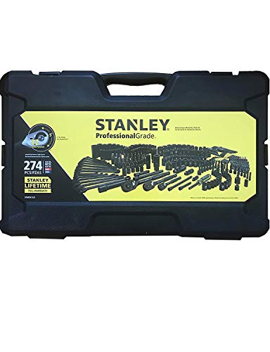 STANLEY 274 PIECE PROFESSIONAL GRADE SOCKET SET