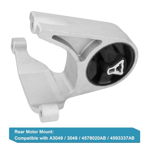 Engine Motor Transmission Mount Kit Replacement for Chrysler Sebring - size: 4PCS-Compatible with #A3034 A3049 A2841HY A2842HY