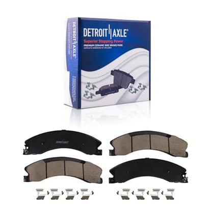 Detroit Axle - Rear Brake Kit for 12-21 Nissan NV1500 NV2500 NV3500 - size: 6PR55085/KIT