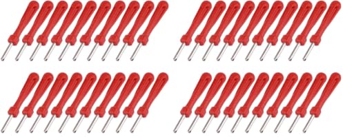 X AUTOHAUX 20pcs Tire Repair Tool Single Head Car Tyre Valve Stem Core Remover Universal (Pack of 2) - size: 18 x 13.5 x 3 cm (Pack of 2)