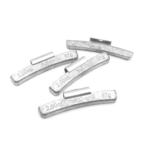 MC Type 2oz Wheel Weights Lead Clip on 25Pcs/Box Fits Alloy Rim - size: MC-2.00 Oz