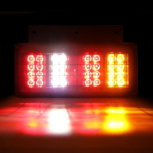 2 Pack 32 LED Truck Tail Lights Kit with Iron Net Protection - color: Tail Lights-I