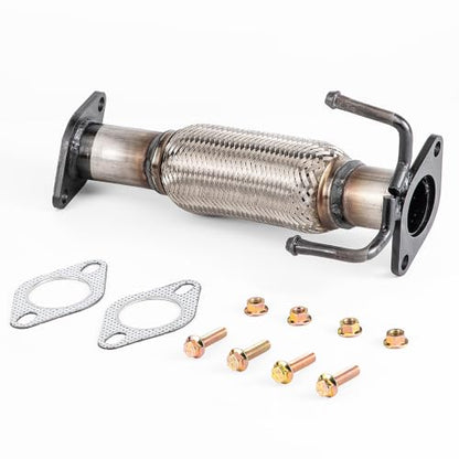 409 Stainless Steel Front Exhaust Flex Pipe Replacement 52581 - size: for 11-13 Sorento/10-12 Santa Fe 2.4L
