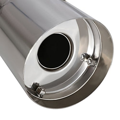 DNA MOTORING CBE-NM04V6-D Cat Back Exhaust System [Compatible with 04-08 Nissan Maxima] - color: Round