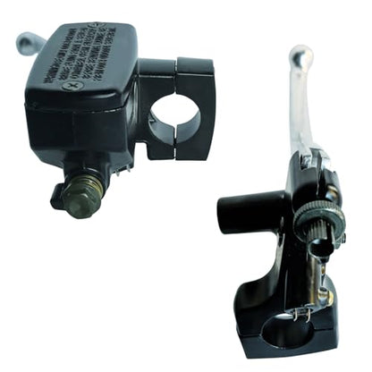 Left & Right Brake Master Cylinder Clutch Levers Compatible with Honda VT600 VT750 VF750 VT1100 VT1300 VTX1300 Part # 45510-MFR-305 53172-MR1-000 53178-MAH-000 Black & Chrome - color: Black & Chrome