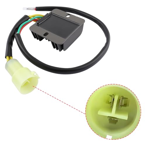 31600-HC5-970 Voltage Regulator Rectifier Fit for Honda TRX300 Fourtrax 300 TRX300FW 4x4 1988-2008 with Starter Solenoid Relay Ignition Coil Spark Plug