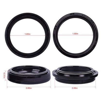 Fork Seal Kit 43x53mm NBR for KTM Duke/RC/EXC/SX 2000-2015 - size: 43*53*9.5/11