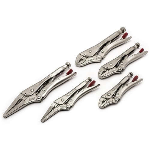 Crescent 5 Piece Curved & Long Nose Locking Plier Set | CLP5SETN-08