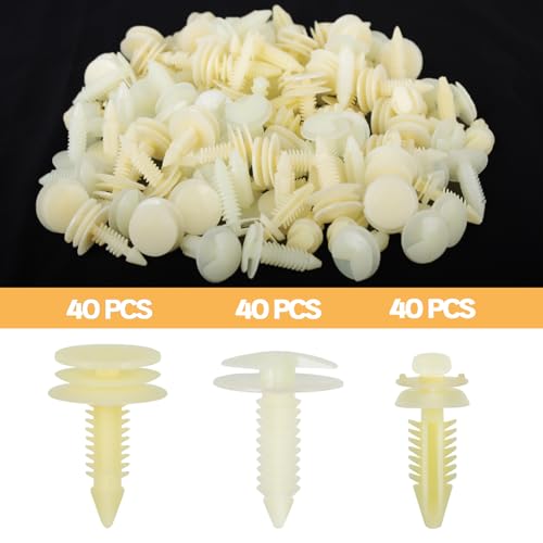 Xislet 120pcs GM Door Panel Clips Kit, Compatible with Chevy GMC Truck SUV