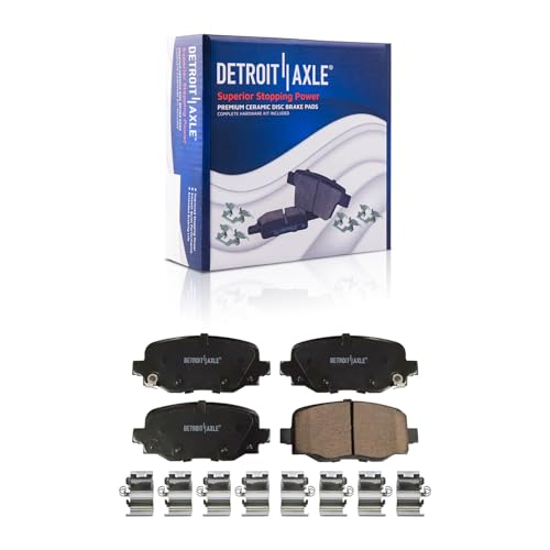 Detroit Axle - 10pc Brake Kit for 2016-2023 Jeep Cherokee - size: 10PR45107/KIT