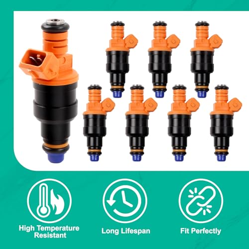Fuel Injectors Set of 8 Fits for F150 F250 F350 Expedition Mustang E150 - size: 280150943(8)