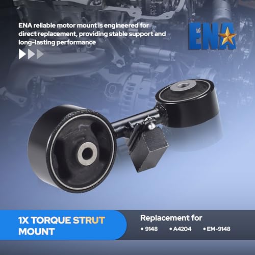 ENA Front Engine Torque Strut Mount Compatible with Toyota 2004-2008 Camry 2002-2006 Solar 2.4L Automatic Replacement for A4204