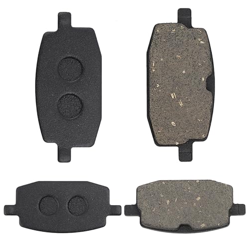 Mokuo Motorcycle Brake Pads in Metal Material Compatible with Chinese GY6 50cc 150cc Engine Scooter Mopeds Princess - style: Model B