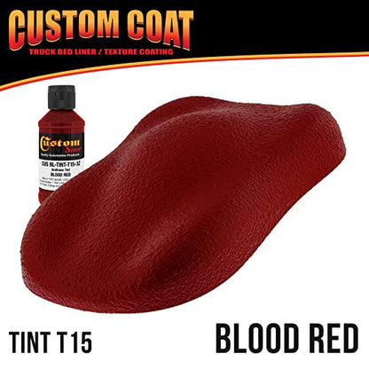 Custom Coat Blood Red Urethane Spray-On Truck Bed Liner Kit, 1 Quart