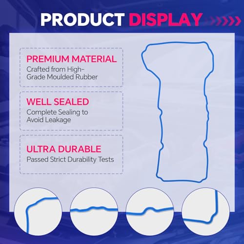 Valve Cover Gasket VS50814R VS50722 for Ford Lincoln 3.5L 3.7L V6 - size: VS50814R
