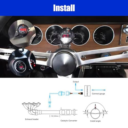 Universal Digital Wideband Air/Fuel Ratio AFR Gauge - color: AFR Gauge