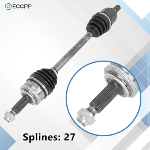 ECCPP CV Axle Shaft Assembly fit for 2013-2018 for Hyundai Elantra Coupe/GT - size: 175804