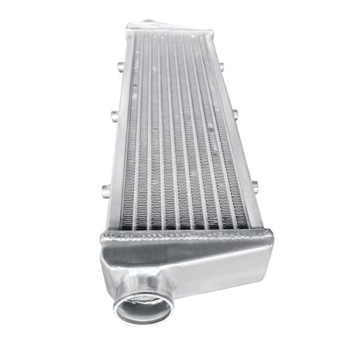 Universal Intercooler 27''x8''x2.7" Front Mount Intercooler 2.2'' Inlet and Outlet Aluminum Turbo Intercooler Direct Replacement for Any Turbo Charger system - size: 27''x8''x2.7" 2.2''