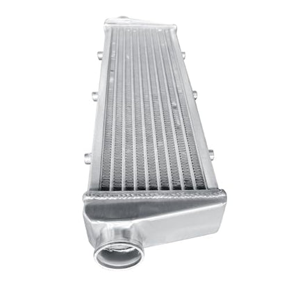 Universal Intercooler 27''x8''x2.7" Front Mount Intercooler 2.2'' Inlet and Outlet Aluminum Turbo Intercooler Direct Replacement for Any Turbo Charger system - size: 27''x8''x2.7" 2.2''