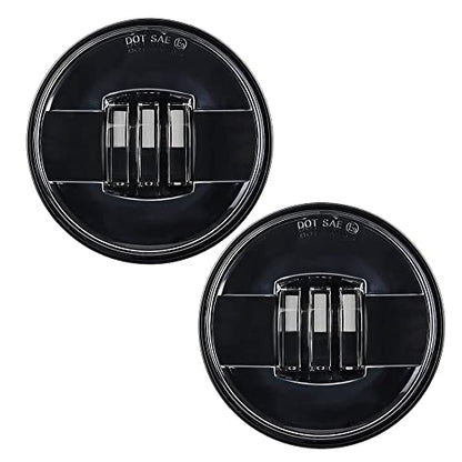 Eagle Lights 8700BG2PKP-G2-897 7" LED Headlight with LED Spot/Passing Light Kit for Harley Davidson and Indian Motorcycles - Generation II/Black Kit/Add Single Bulb Adapter Harness (897) - size: Add Single Bulb Adapter Harness (897)