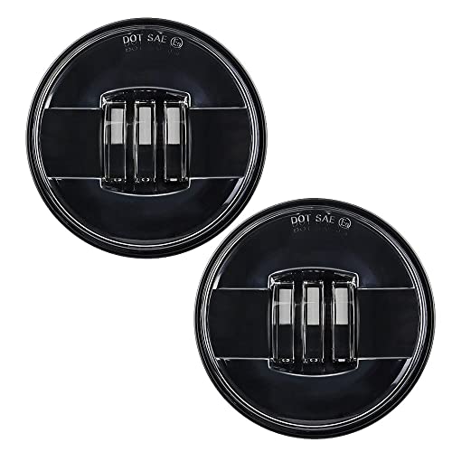 Eagle Lights 8700BG2PKP-G2-899 7" LED Headlight with LED Spot/Passing Light Kit for Harley Davidson and Indian Motorcycles - Generation II/Black Kit/Add Dual Bulb Adapter Harness (899) - size: Add Dual Bulb Adapter Harness (899)