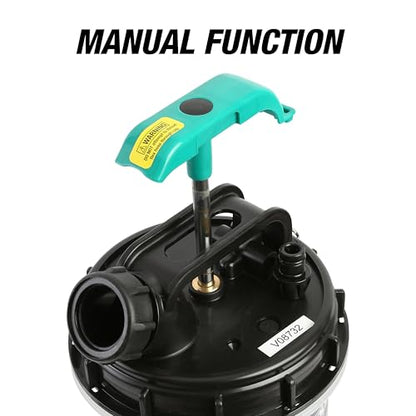 OEMTOOLS 24389 Manual Fluid Extractor Pump, 5.3L Oil Extractor, 5-Foot Hose - size: 5.3 Liter