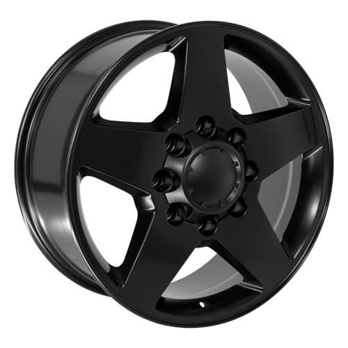 OE Wheels CV91B 20x8.5 Satin Black 5503 8x180 Rim - color: Satin Black