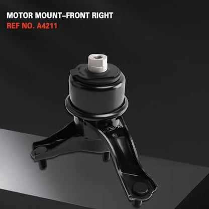 Engine Motor & Transmission Mount Kit Compatible with 2002-2006 Camry 2.4L - size: 2002-2006 Camry 2.4L 2004-2008 Solara