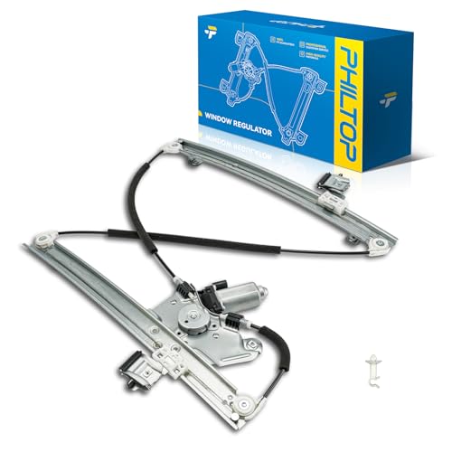 PHILTOP Front Left Power Window Regulator w/Motor Fit for Focus 2000-2007 - size: Front Left, style: 741-874