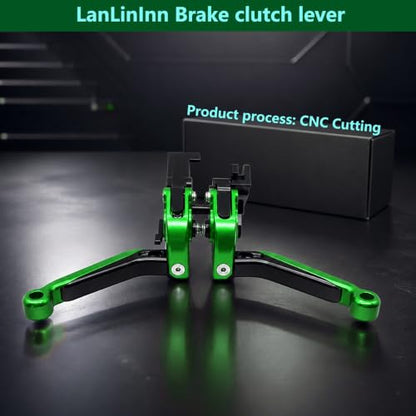 Motorcycle Brake and Clutch Levers Modified Parts For ZX-6R 636 2025 2026 - color: Green
