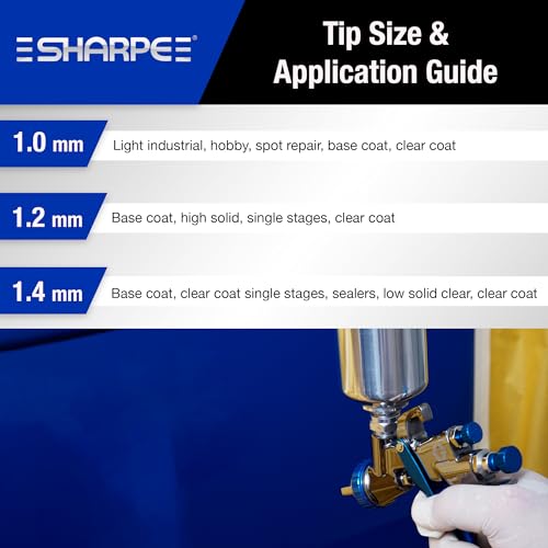 GracoSharpe 289222 MiniHvlp Fx1000 Paint Spray Gun, 1.4 mm