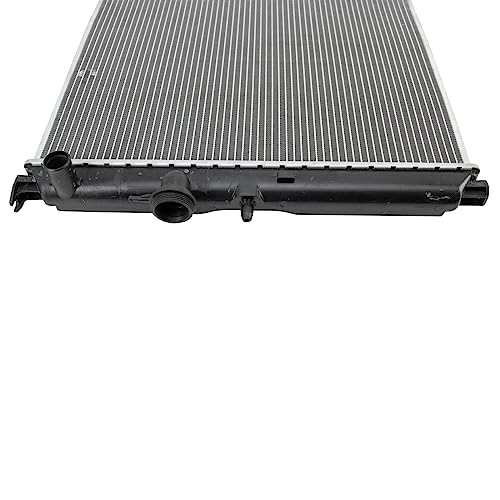 TRQ Radiator 1 Row Aluminum Core - style: RDA80138