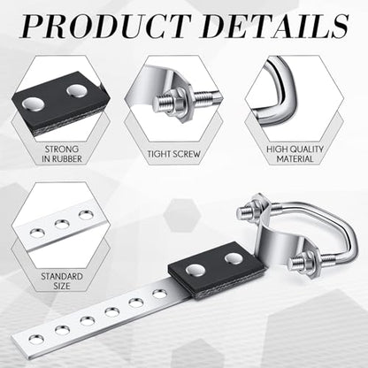 Geetery 1 Pc Universal Exhaust Hangers Muffler Hanger, Oe Style, Silver - color: Silver, size: Oe Style
