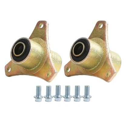 Steel Alloy 17mm 3 Stud Front Wheel Hub, Go Kart Wheel Rim Bearing Hub for 6in & 7in Tires Go Kart Bike ATV Quad Buggy Trike 110cc 125cc 4 Wheeler (2 Pack) - size: hub